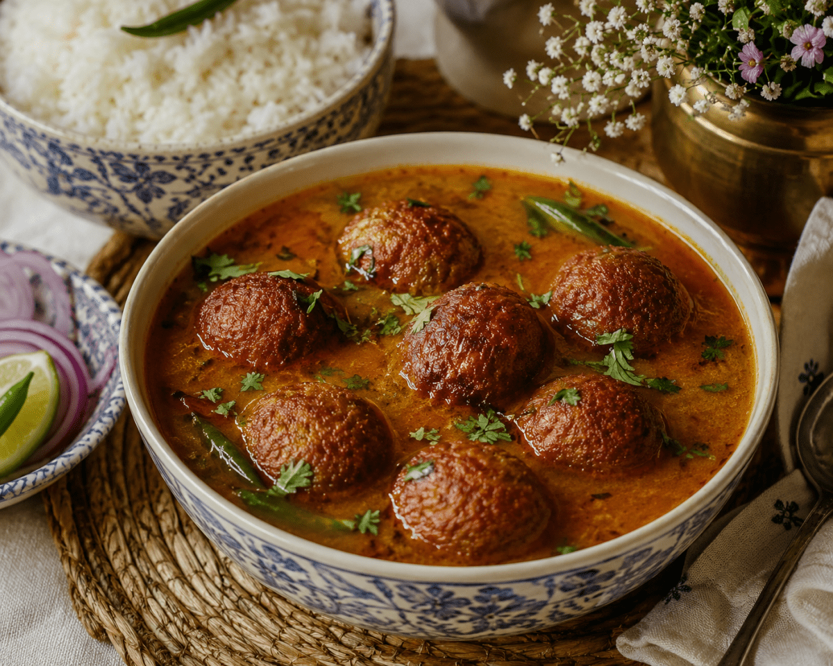 Kaach Kolar Kofta&nbsp;Curry