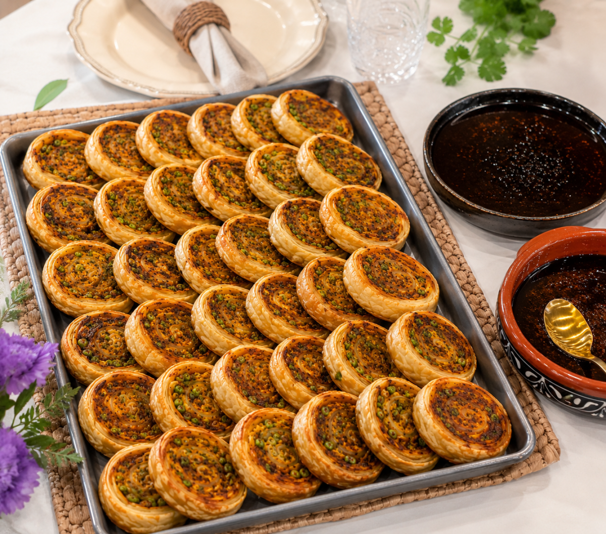 Puff Pastry Samosa&nbsp;Rolls